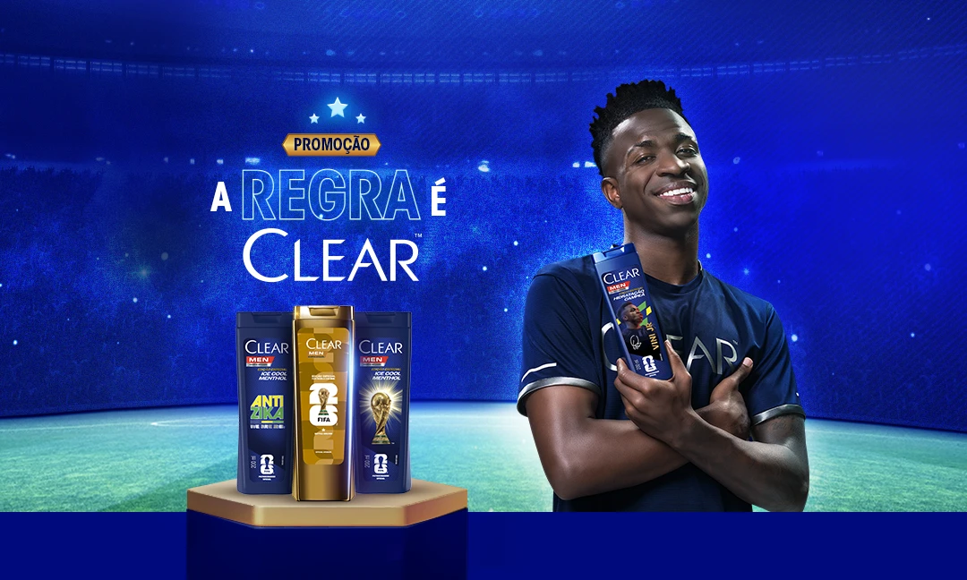 Banner do projeto Clear na Copa