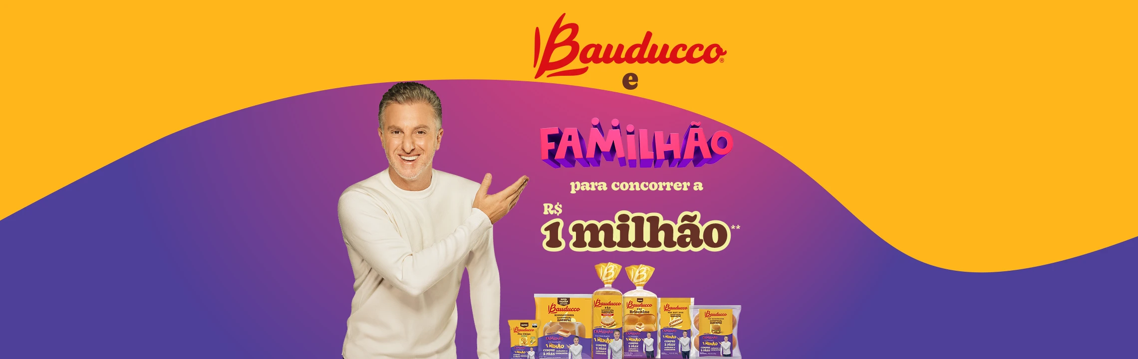 Banner do projeto Familhão Bauducco