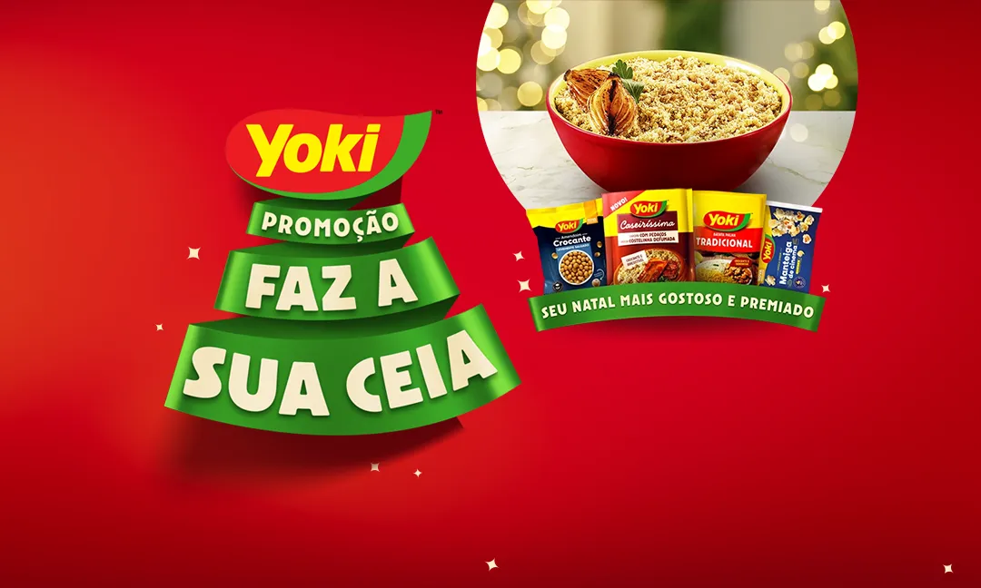 Banner do projeto Yoki Faz a Sua Ceia