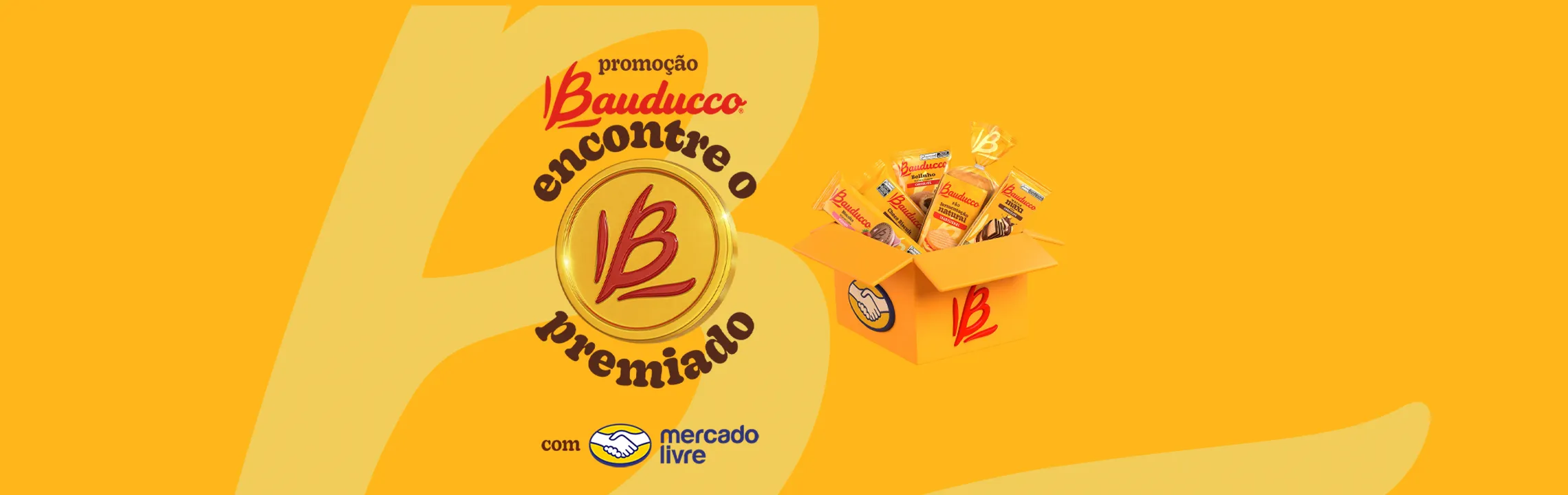 Banner do projeto Bauducco Encontre o B Premiado