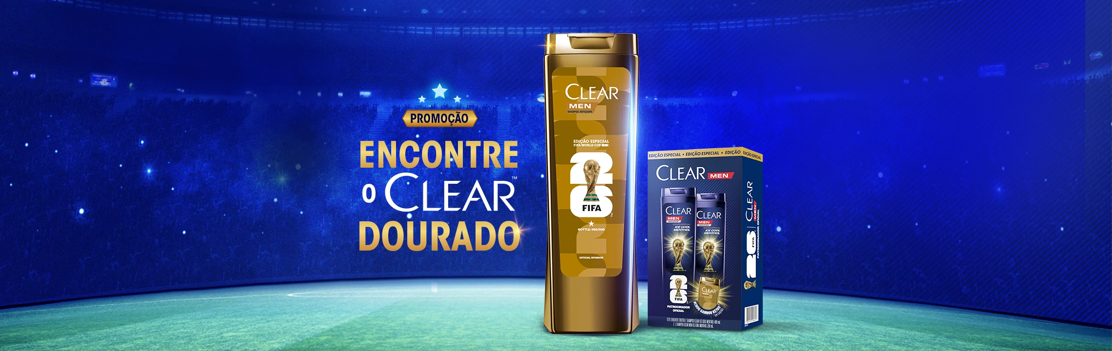 Banner do projeto Clear Dourado