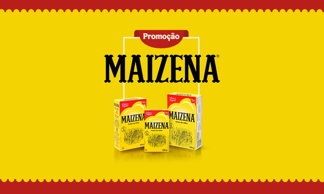 Banner do projeto Promoção Maizena